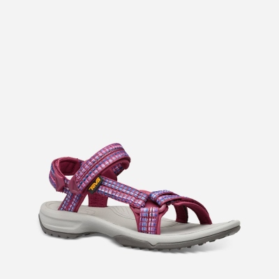 Teva Terra Fi Lite - Women's Teva Hiking Sandals - Red Purple | India (LBKG21074)